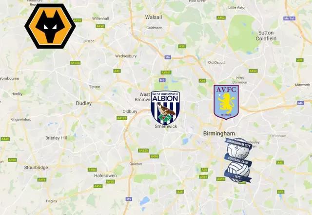 中資收購(gòu)的英格蘭俱樂(lè)部，都位于英格蘭第二大城市伯明翰的周邊